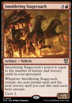 Smoldering Stagecoach - Commander: Outlaws of Thunder Junction (Rare) [OTC-30]