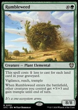 Rumbleweed - Commander: Outlaws of Thunder Junction (Rare) [OTC-32]