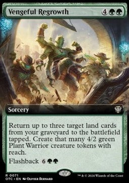 Vengeful Regrowth - Commander: Outlaws of Thunder Junction: Extras (Rare) [XOTC-71]