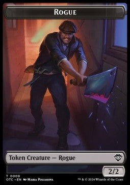 Rogue Token (B 2/2) // The Monarch - Outlaws of Thunder Junction: Tokens (Token) [TOTJ-CT 9/29]