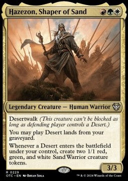 Hazezon, Shaper of Sand - Commander: Outlaws of Thunder Junction (Rare) [OTC-229]
