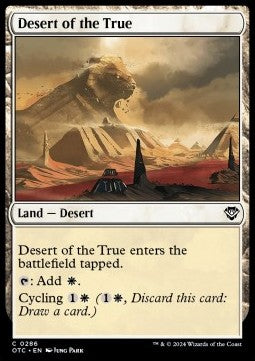 Desert of the True - Commander: Outlaws of Thunder Junction (Common) [OTC-286]