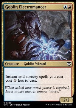 Goblin Electromancer - Commander: Outlaws of Thunder Junction (Common) [OTC-228]