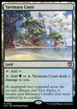 Yavimaya Coast - Commander: Outlaws of Thunder Junction (Rare) [OTC-342]