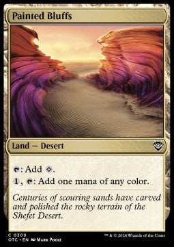 Painted Bluffs - Commander: Outlaws of Thunder Junction (Common) [OTC-309]
