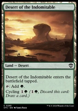 Desert of the Indomitable - Commander: Outlaws of Thunder Junction (Common) [OTC-285]