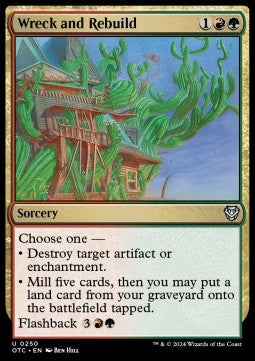 Wreck and Rebuild - Commander: Outlaws of Thunder Junction (Uncommon) [OTC-250]