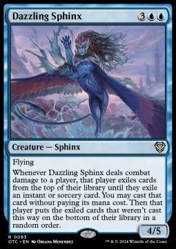Dazzling Sphinx - Commander: Outlaws of Thunder Junction (Rare) [OTC-93]