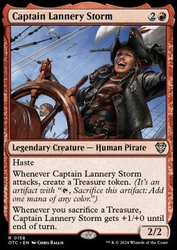 Captain Lannery Storm - Commander: Outlaws of Thunder Junction (Rare) [OTC-158]