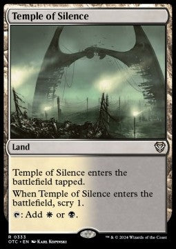 Temple of Silence - Commander: Outlaws of Thunder Junction (Rare) [OTC-333]