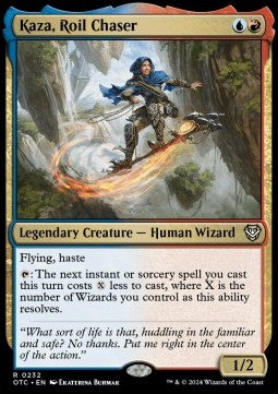 Kaza, Roil Chaser - Commander: Outlaws of Thunder Junction (Rare) [OTC-232]