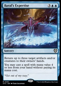 Baral's Expertise - Commander: Outlaws of Thunder Junction (Rare) [OTC-91]