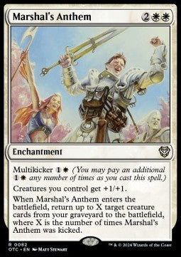 Marshal's Anthem - Commander: Outlaws of Thunder Junction (Rare) [OTC-82]