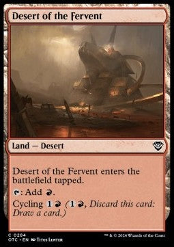 Desert of the Fervent - Commander: Outlaws of Thunder Junction (Common) [OTC-284]