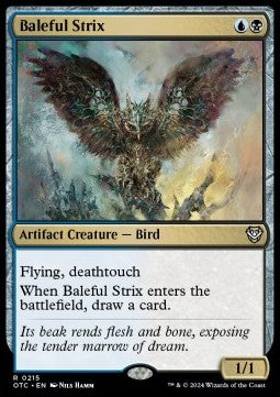 Baleful Strix - Commander: Outlaws of Thunder Junction (Rare) [OTC-215]