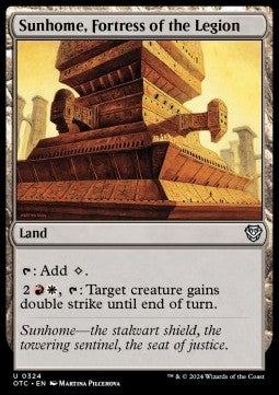 Sunhome, Fortress of the Legion - Commander: Outlaws of Thunder Junction (Uncommon) [OTC-324]
