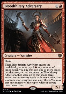 Bloodthirsty Adversary - Commander: Outlaws of Thunder Junction (Mythic) [OTC-157]