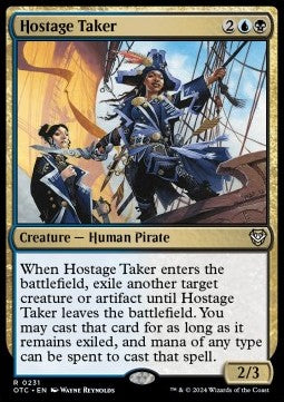Hostage Taker - Commander: Outlaws of Thunder Junction (Rare) [OTC-231]