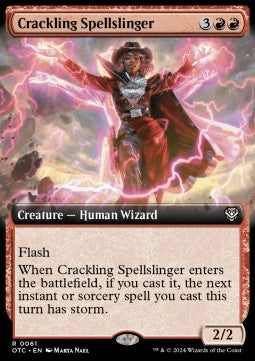 Crackling Spellslinger - Commander: Outlaws of Thunder Junction: Extras (Rare) [XOTC-61]