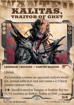 Kalitas, Traitor of Ghet - Secret Lair Drop Series: Spring Superdrop 2024 (Mythic) [SLDSP4-1687]