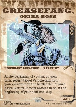 Greasefang, Okiba Boss - Secret Lair Drop Series: Spring Superdrop 2024 (Rare) [SLDSP4-1690]