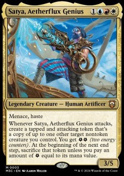 Satya, Aetherflux Genius - Commander: Modern Horizons 3 (Mythic) [M3C-3]