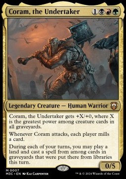 Coram, the Undertaker - Commander: Modern Horizons 3 (Mythic) [M3C-7]