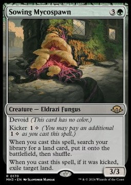 Sowing Mycospawn - Modern Horizons 3 (Rare) [MH3-170]