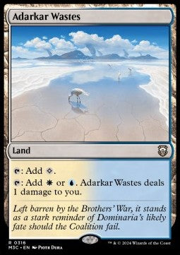 Adarkar Wastes - Commander: Modern Horizons 3 (Rare) [M3C-316]