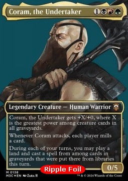 Coram, the Undertaker (V.4) - Commander: Modern Horizons 3: Extras (Mythic) [XM3C-138]