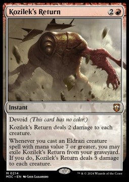 Kozilek's Return - Commander: Modern Horizons 3 (Mythic) [M3C-214]