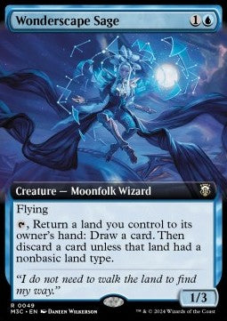 Wonderscape Sage (V.1) - Commander: Modern Horizons 3: Extras (Rare) [XM3C-49]