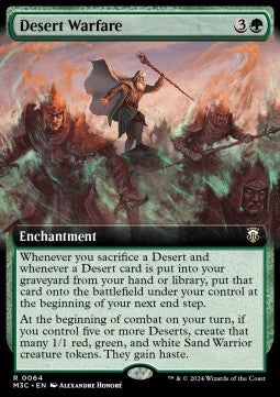 Desert Warfare (V.1) - Commander: Modern Horizons 3: Extras (Rare) [XM3C-64]
