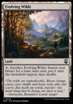Evolving Wilds - Commander: Modern Horizons 3 (Common) [M3C-340]