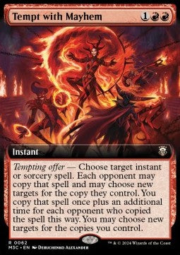 Tempt with Mayhem (V.1) - Commander: Modern Horizons 3: Extras (Rare) [XM3C-62]