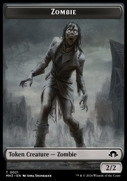Zombie Token (B 2/2) // Insect Token (BG 1/1) (V.1) - Modern Horizons 3: Tokens (Token) [TMH3-CT 21/27]