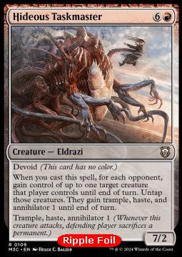 Hideous Taskmaster - Commander: Modern Horizons 3: Extras (Rare) [XM3C-109]