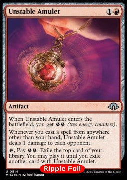Unstable Amulet (V.2) - Modern Horizons 3: Extras (Uncommon) [XMH3-514]