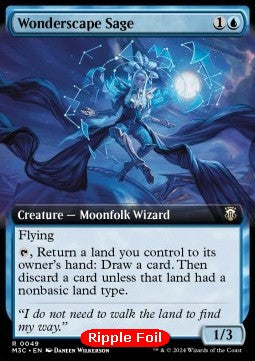 Wonderscape Sage (V.2) - Commander: Modern Horizons 3: Extras (Rare) [XM3C-49]