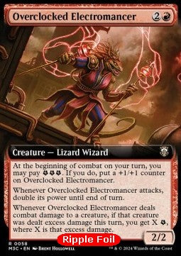 Overclocked Electromancer (V.2) - Commander: Modern Horizons 3: Extras (Rare) [XM3C-58]