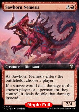 Sawhorn Nemesis (V.2) - Commander: Modern Horizons 3: Extras (Rare) [XM3C-60]