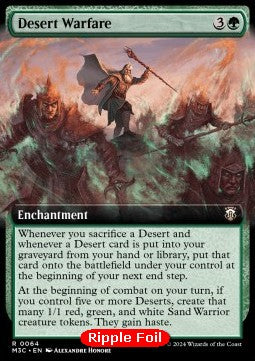 Desert Warfare (V.2) - Commander: Modern Horizons 3: Extras (Rare) [XM3C-64]