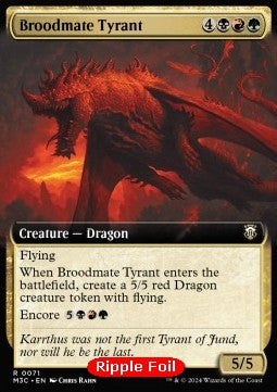 Broodmate Tyrant (V.2) - Commander: Modern Horizons 3: Extras (Rare) [XM3C-71]