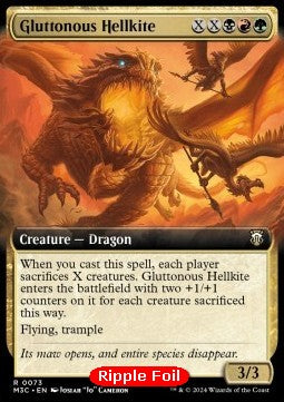 Gluttonous Hellkite (V.2) - Commander: Modern Horizons 3: Extras (Rare) [XM3C-73]