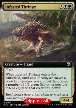 Infested Thrinax (V.2) - Commander: Modern Horizons 3: Extras (Rare) [XM3C-74]