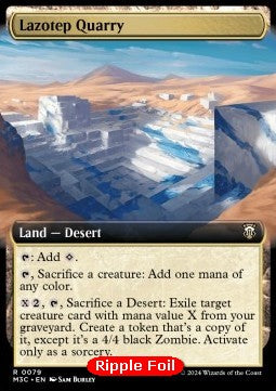 Lazotep Quarry (V.2) - Commander: Modern Horizons 3: Extras (Rare) [XM3C-79]