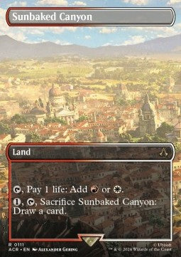 Sunbaked Canyon - Universes Beyond: Assassin's Creed: Extras (Rare) [XACR-111]