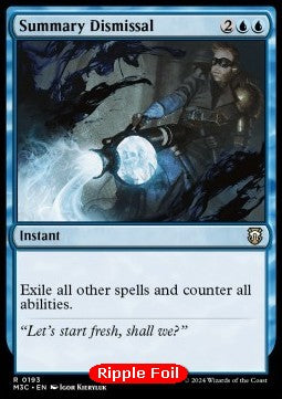 Summary Dismissal - Commander: Modern Horizons 3: Extras (Rare) [XM3C-193]