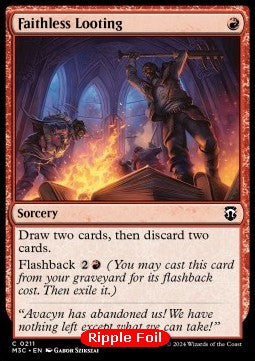 Faithless Looting - Commander: Modern Horizons 3: Extras (Common) [XM3C-211]