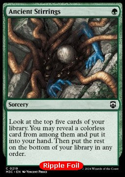 Ancient Stirrings - Commander: Modern Horizons 3: Extras (Common) [XM3C-219]
